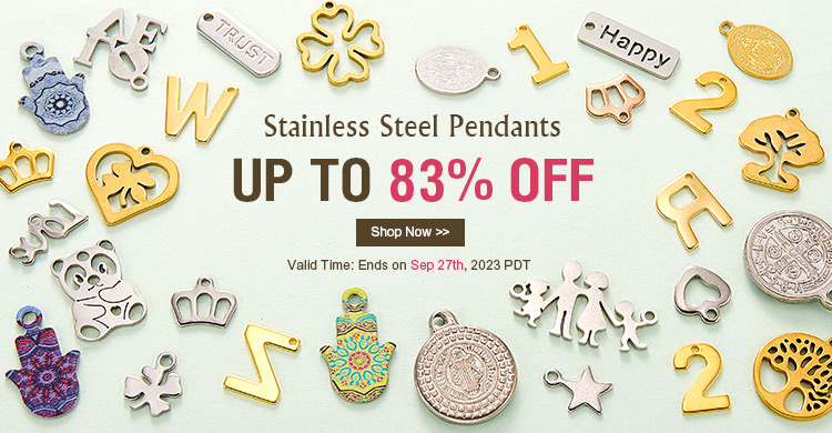 Stainless Steel Pendants Up to 83% OFF