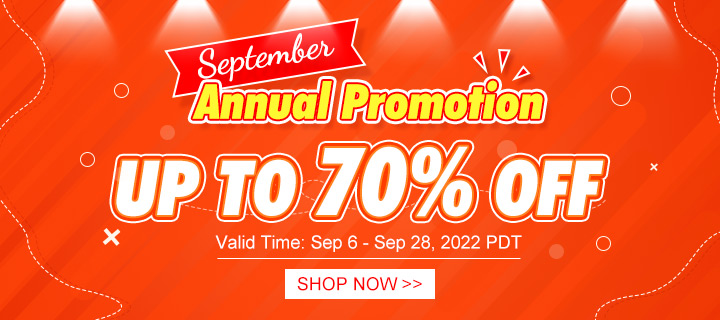 September Annual Promotion