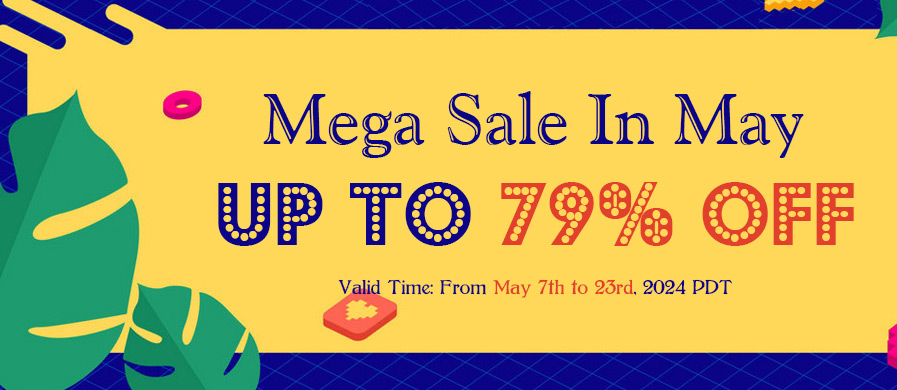 Mega Sale In May Up To 79% OFF