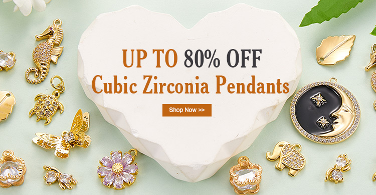 Cubic Zirconia Pendants Up To 80% OFF
