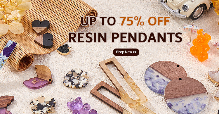 Resin Pendants Up To 75% OFF
