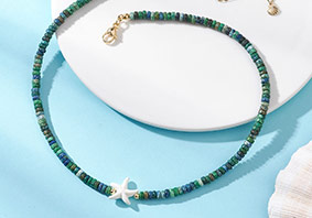 Gemstone Beaded Necklace
