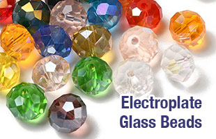 Electroplate Glass Beads