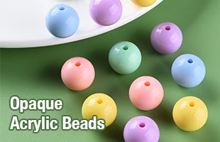 Opaque Acrylic Beads