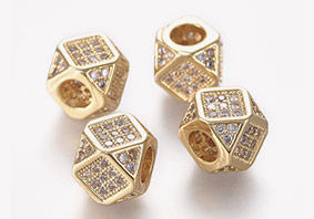 Cubic Zirconia Beads