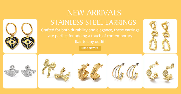 New Stainless Steel Earrings