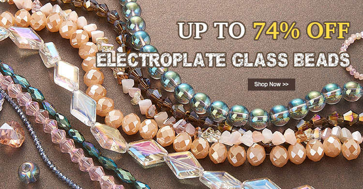 Electroplate Glass Beads Up To 74% OFF