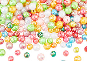 Plating Acrylic beads